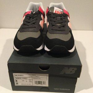 Size 8 - New Balance 574 Black Cloud Pink 2021 New In Box WL574ST2